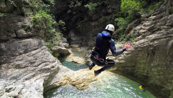 Dove praticare canyoning in Umbria
