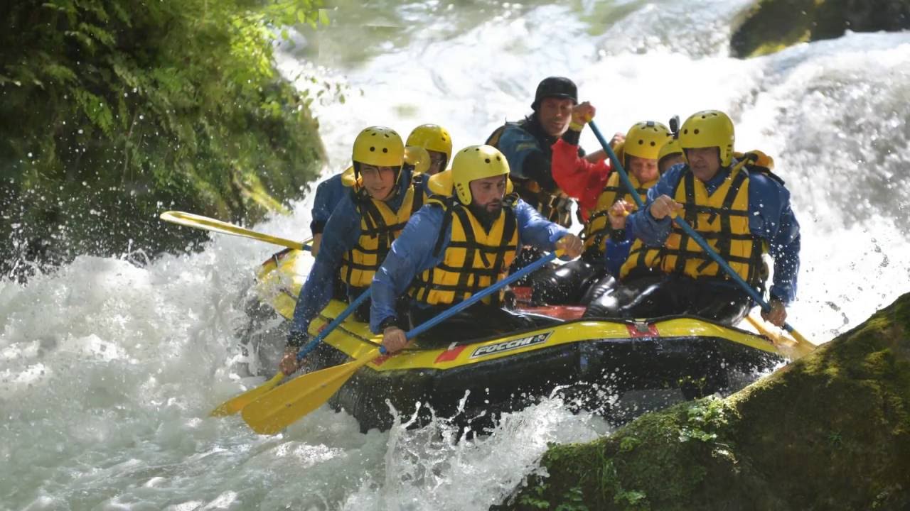 I migliori luoghi dove fare rafting in Umbria